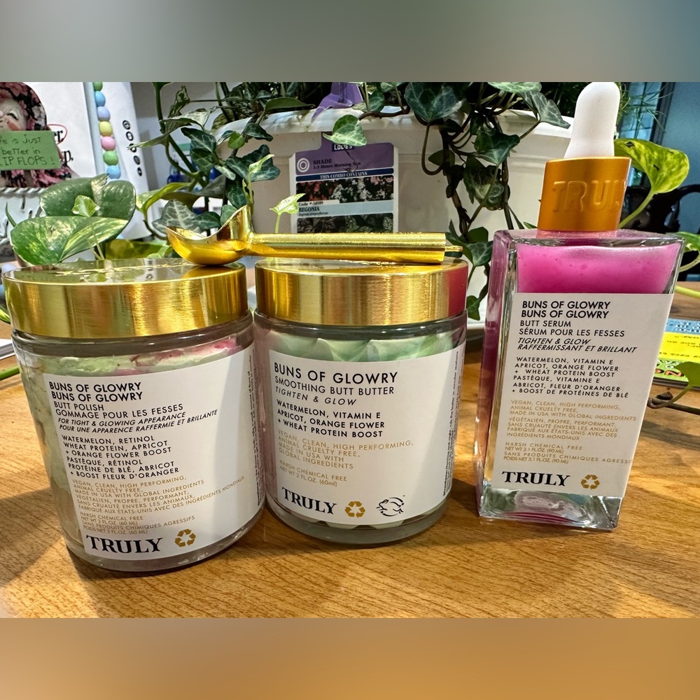 TRULY Buns of Glowry Set - Gold, Pink, Green